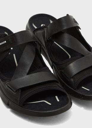 Чоловічі, шкіряні шльопки *ecco intrinsic sandal*2 фото