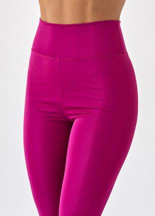 Однотонные женские лосины hak tekstil 48521 фуксия