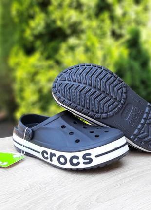 Жіночі шльопанці сабо crocs чорні