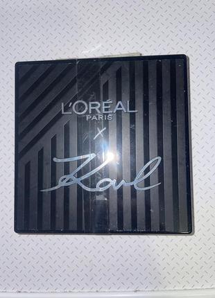 L'oréal &karl lagerfeld палетка тіней