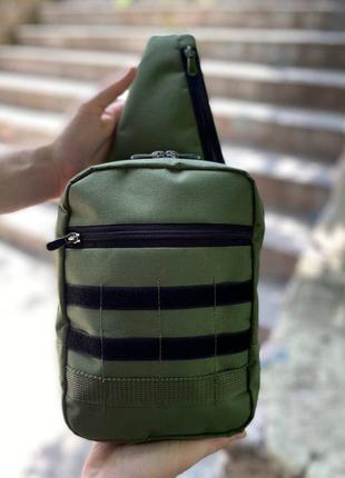 Тактична сумка-слінг через плече, сумка кобура3 фото