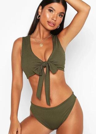 Купальник у рубчик фактурний boohoo