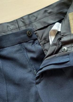 Брюки штаны мужские темно - синие zara man8 фото
