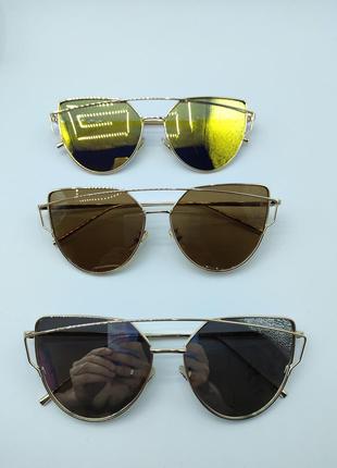 Жіночі поляризовані сонцезахисні окуляри «котяче око»  cgid *00173 фото