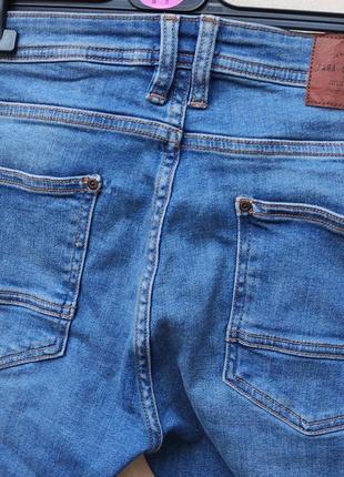 Zara man джинсы голубые синие сток 388 фото
