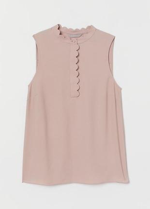 ❣️h&m блуза с фестонами прт.114