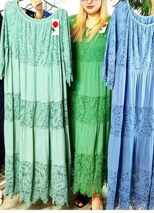 Легке літнє плаття італія люкс колекція ог до 140