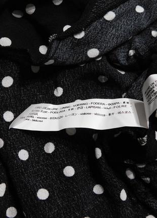 Платье сарафан на запах в горох горошек на бретельках от bershka9 фото