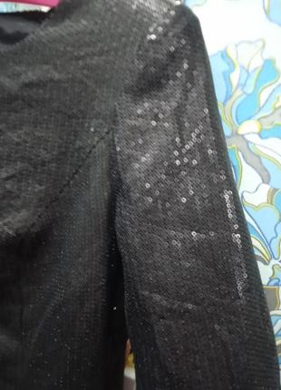 Стильне вишукане плаття в паєтках з відкритою спиною6 фото