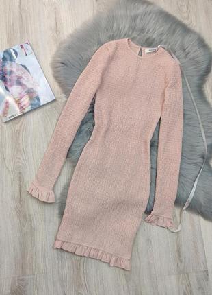 Плаття гумка пудра missguided p.xs-s