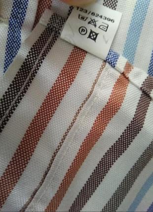 Люксовая блуза-рубашка bogner jimmy lollipop в цветную полоску9 фото