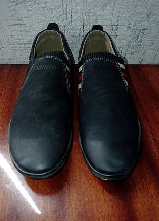 Туфлі чорні хлопчачі