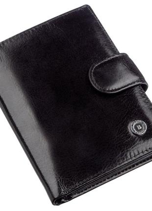 Классический мужской кошелек boston 18811 черный1 фото