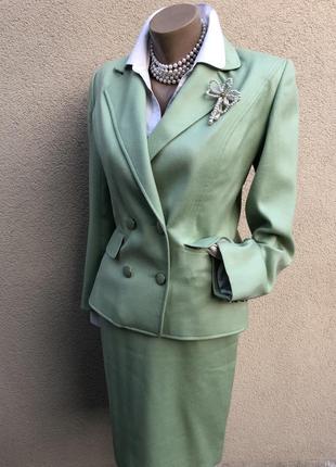 Винтаж,шерсть100%,костюм,,люкс бренд,pierre cardin.франция