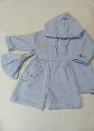Дитячий одяг з мусліну от68 зростання
