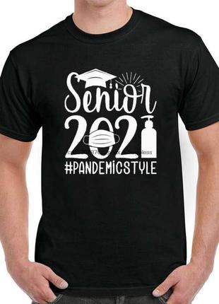 Футболка з принтом "senior 2021. #pandemicstyle" push it