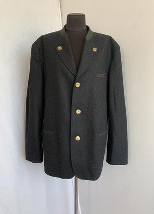 Винтаж баварский альпийский пиджак шерсть высокий рост2 фото