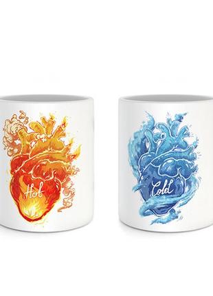 Парні білі чашки (кухлі) з принтом "найкращі мама і тато у світі"