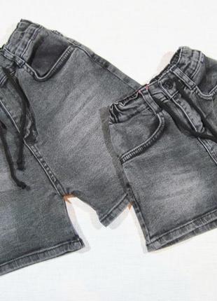 Высококачественные модные и стильные джинсовые шорты момы для девочки, стрейчевые (турция).1 фото