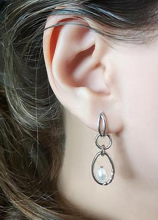 Серебряные серьги