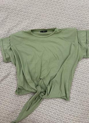 Dilvin футболка з плечеками та зав‘язкою.