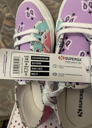 Кеди superga 7,5/38/24 cm