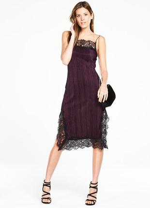 Сукня коктейльне, фіолетове, в білизняному стилі, англія, р. m