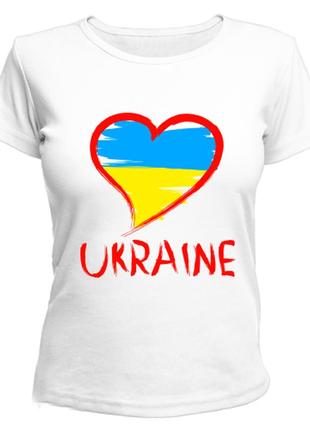 Жіноча футболка з принтом "ukraine" push it