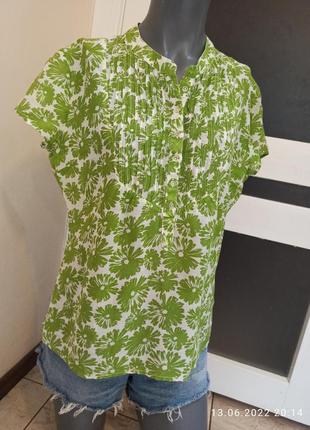 Блуза сорочка peruna m&s тонка легка s-m7 фото