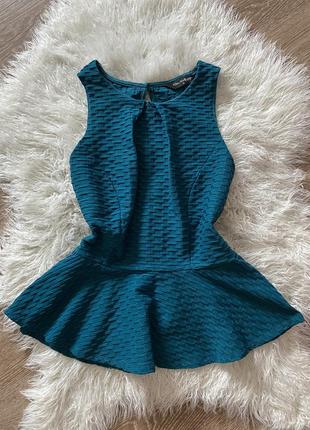 Майка блуза волан