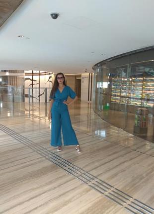 Комбинезон голубой