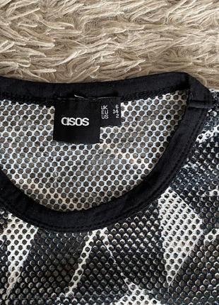 Стильна футболка в сітку asos3 фото