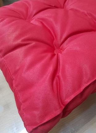 Подушка на стілець lotus 40*40*5 - optima із зав'язками для сидіння1 фото