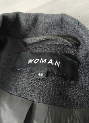 Удлиненный пиджак черный серый оверсайз8 фото