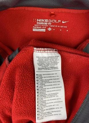 Мужской тренировочный лонгслив зипка nike golf half zip therma-fit cover-up long sleeve4 фото