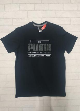 Футболка темно-синя puma 235541(55)