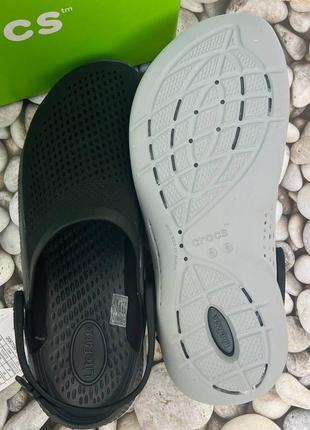 Кроксы мужские crocs literide 360 clog black / slate grey 206708 мужские женские кроксы сабо3 фото