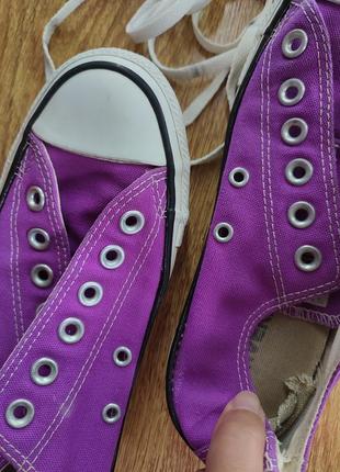 Converse all star,конверси фіолетовий колір, оригінал8 фото