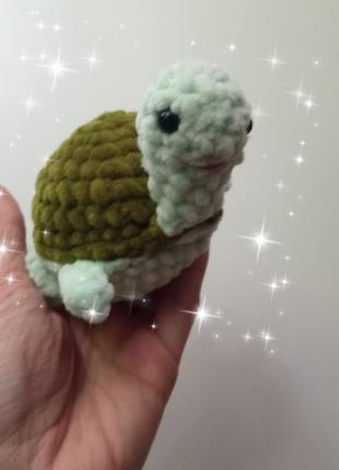 Черепаха/ брелок/ на сумку/ ключі/ дитяча коляска/манеж/ символ багатства/сувенір/игольниц гачком