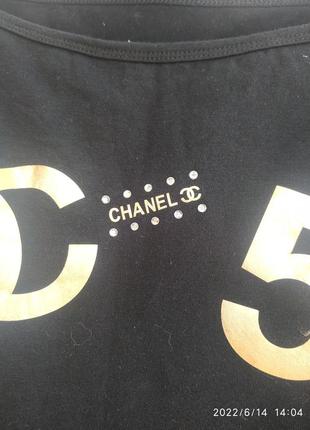 Майка з логотипом chanel3 фото