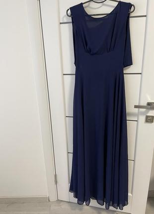 Платье вечернее нарядное шифон в пол длинное1 фото
