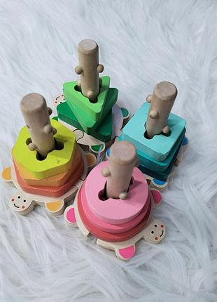 Детская деревянная головоломка игрушка