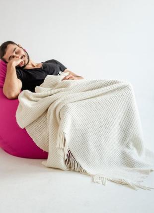 Кресло мешок груша оксфорд розовое малиновое размер на выбор3 фото