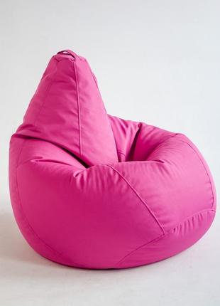 Кресло мешок груша оксфорд розовое малиновое размер на выбор2 фото