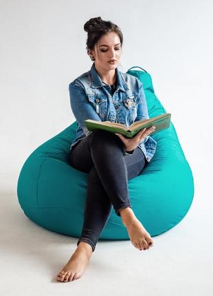 Крісло мішок груша оксфорд бірюзове м'ятна розмір на вибір