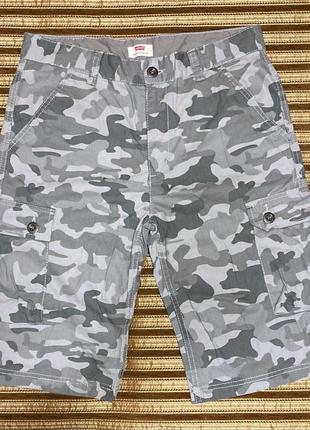 Шорты levi’s camo cargo shorts levis джинсовые