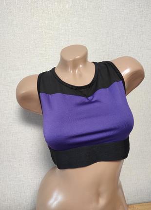 Спортивний топік фіолетовий топ