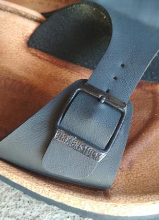 Оригинал birkenstock 41 размер черные кожаные базовые немецкое качество!!!6 фото