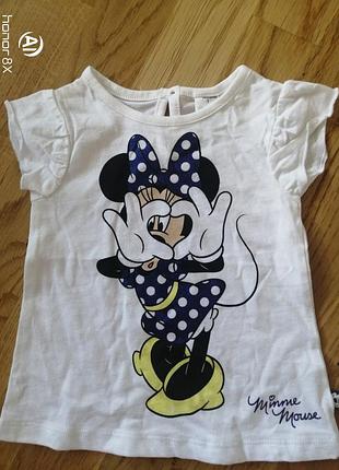 Футболка туника для девочки с minnie mouse германия disney by c&a