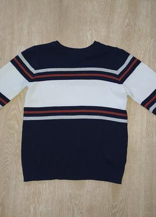 Красивый, в сдержанных тонах свитерок от непревзойденного бренда next для мальчика 6 лет, р. 116